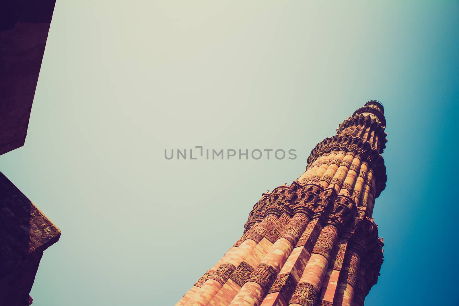 qutub minar, delhi, india