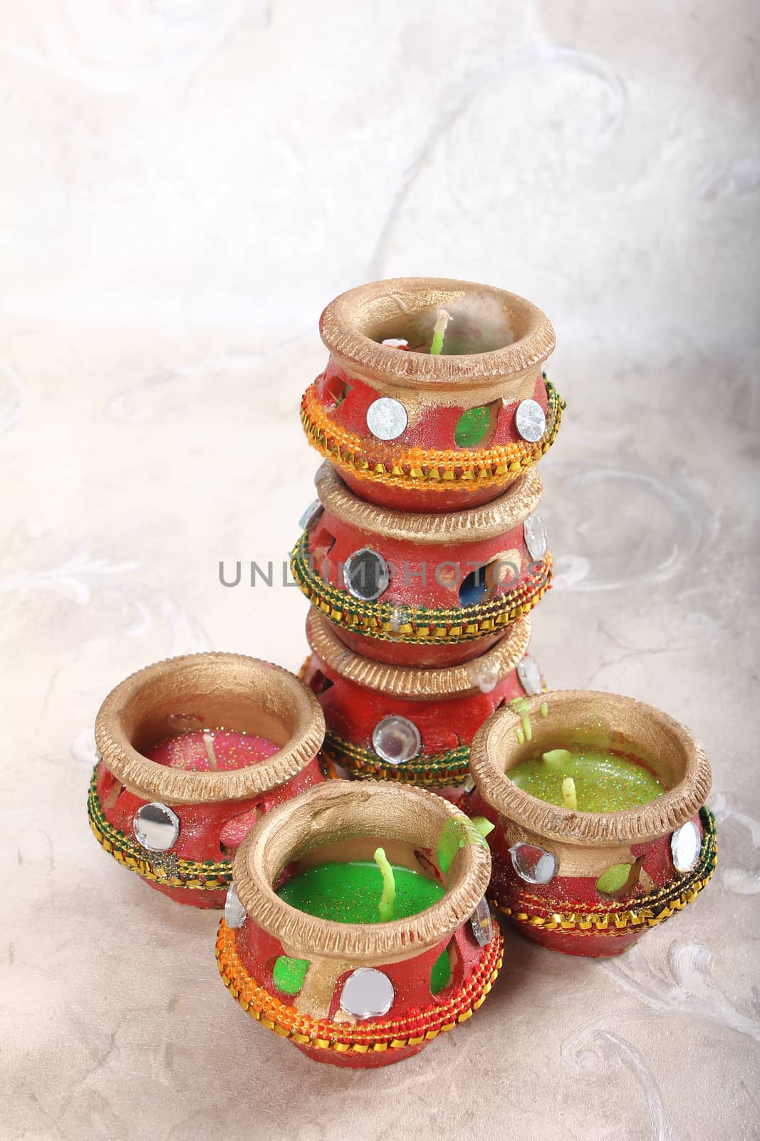 indian decorative candle pot, indian traditional festival
