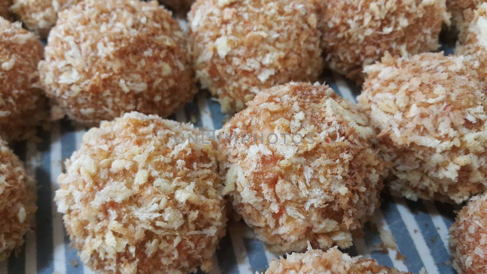 Closeup view of fried pizza bomb or pizza balls. Pizza bombs are delicious and tasty altered form of pizza.