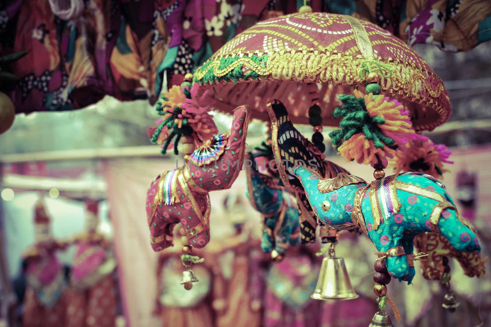 small elephant toy in dilli haat by frameshade