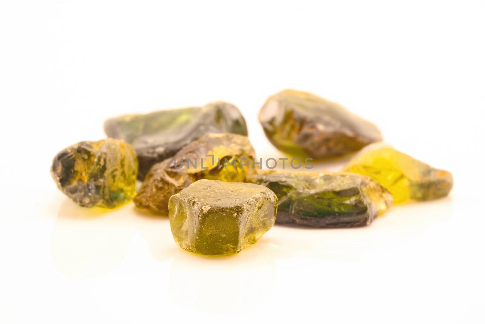 Uncut Natural Yellow Sapphires by 	JacksonStock