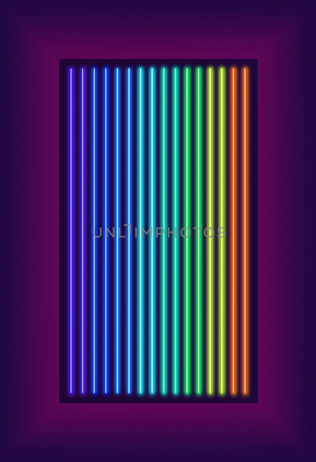 multicolor neon light by somesense