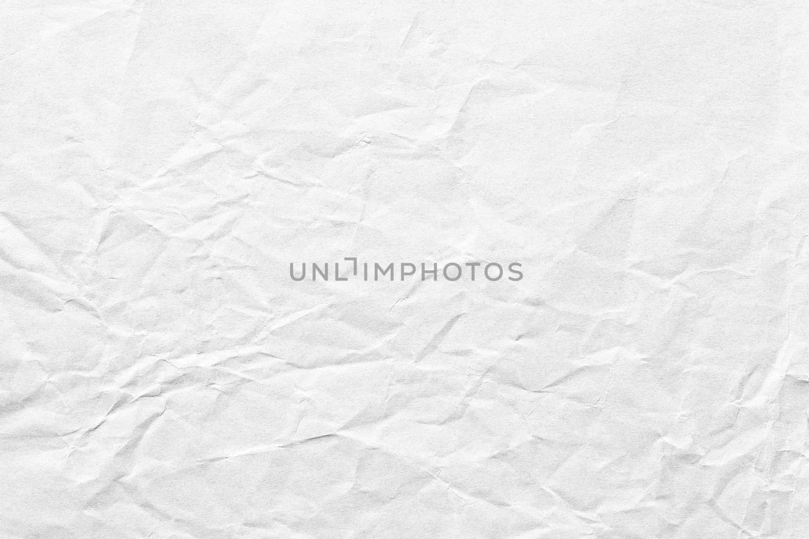 Old crumpled white paper background texture