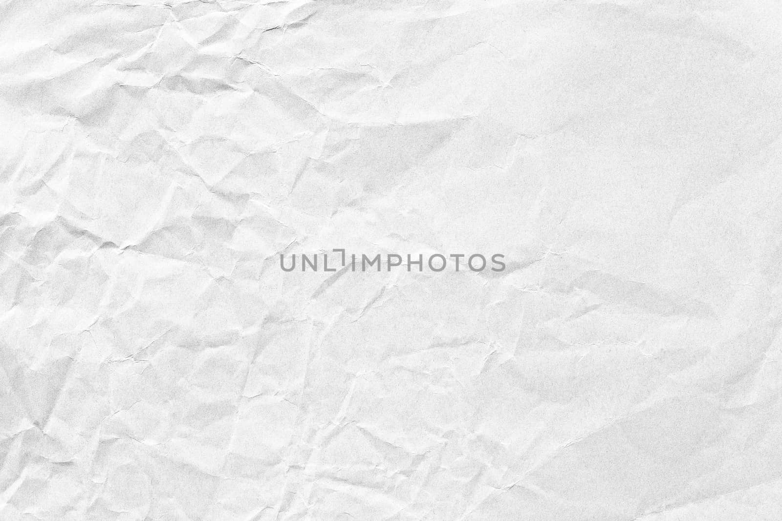 Old crumpled white paper background texture