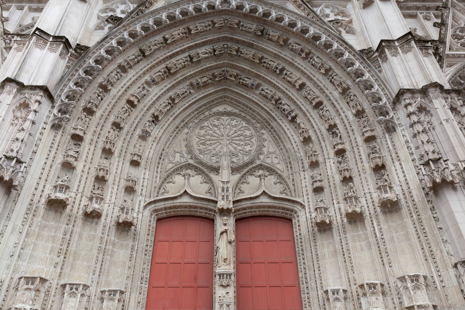 Portal of Nantes Cathedral, Cathedral of St. Peter and St. Paul of Nantes, Nantes, France by vlad-m