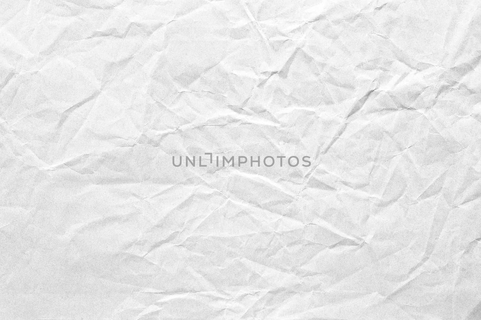 Crumpled white paper background texture