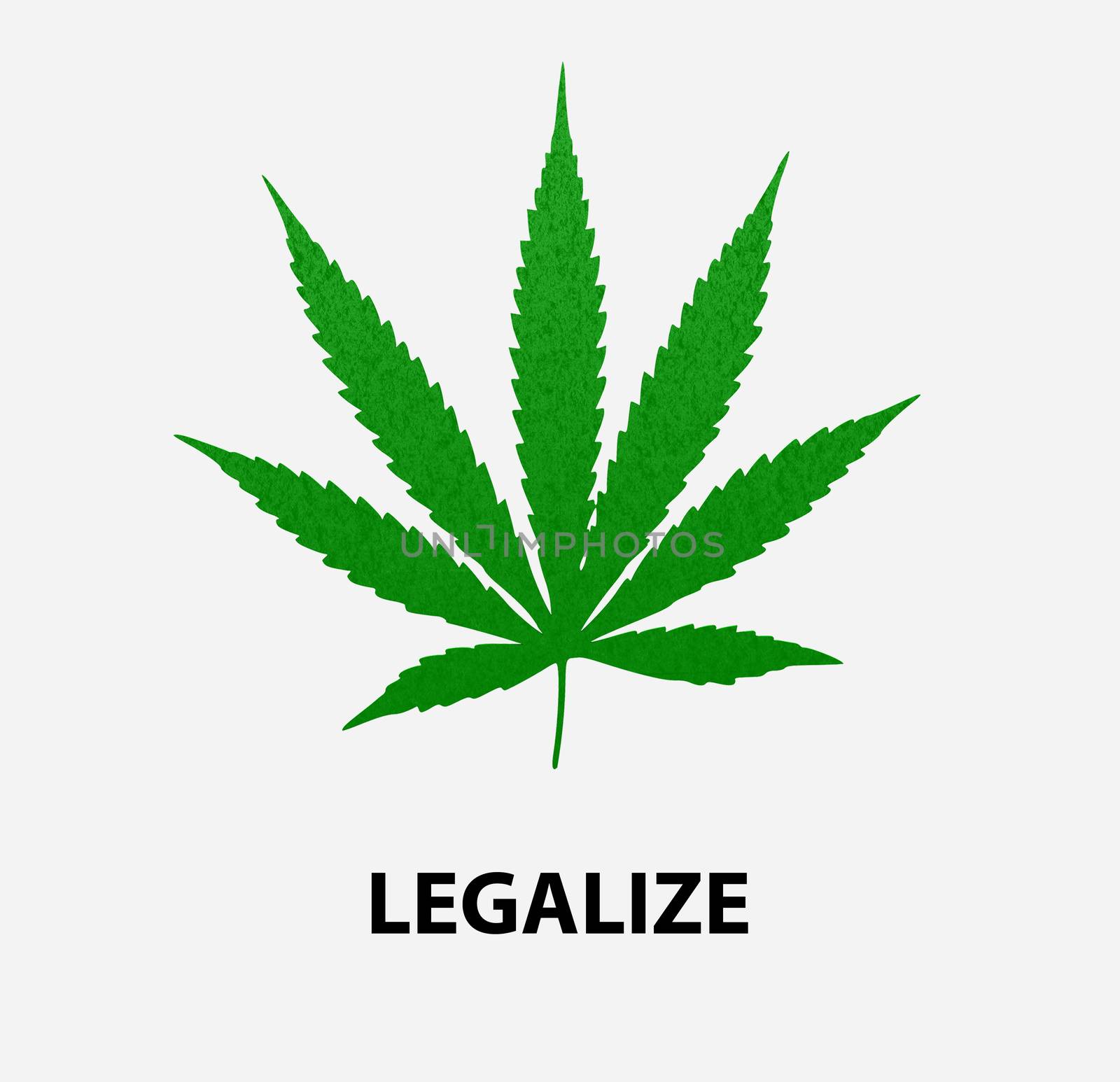 Marijuana leaf by applesstock