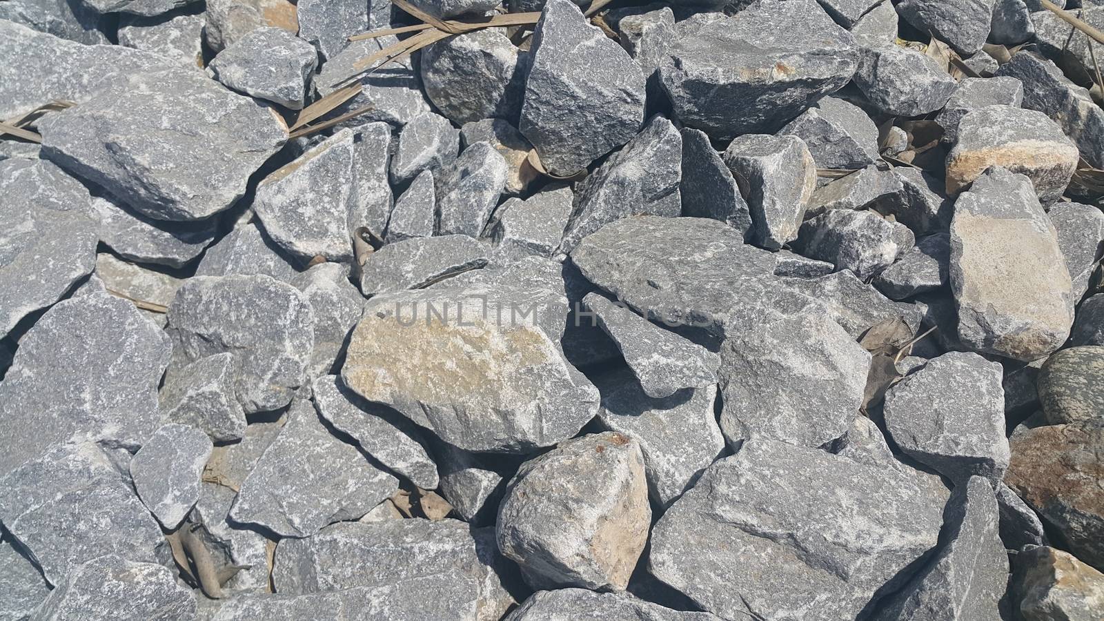 Texture background: Rock Pebbles, small, rounded, smooth pebbles with copy space for text