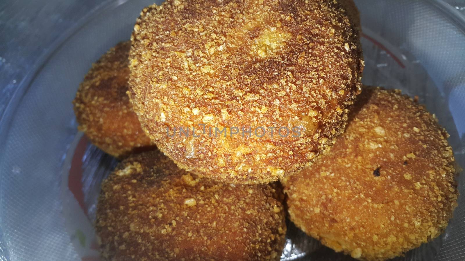 Closeup view of fried pizza bomb or pizza balls. Pizza bombs are delicious and tasty altered form of pizza.