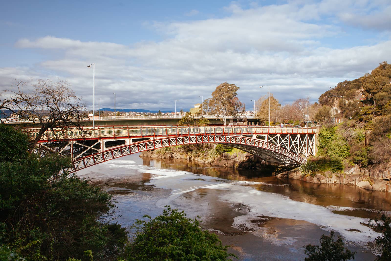 Launceston Cataract Gorge & First Basin in Tasmania, Australia