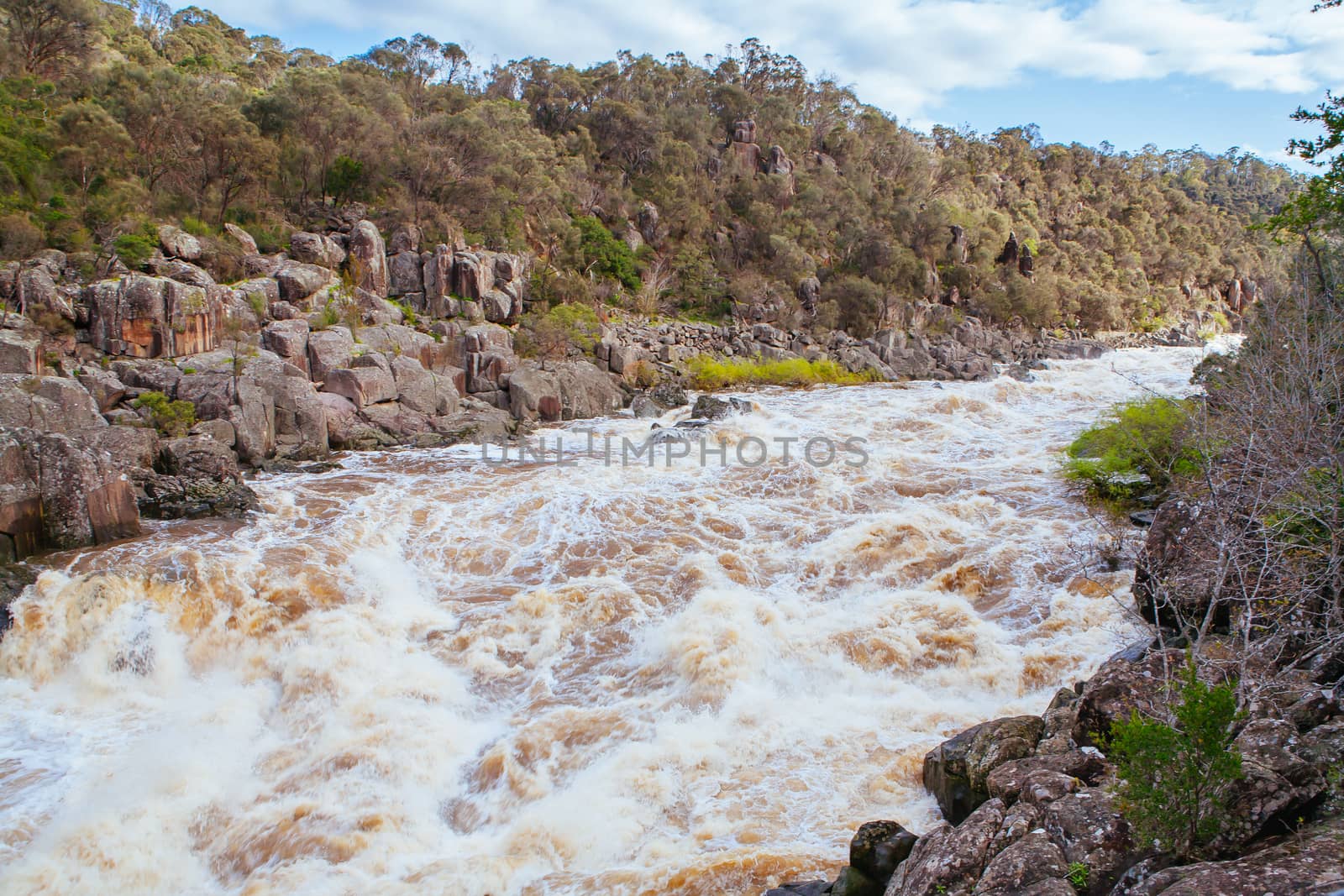 Launceston Cataract Gorge & First Basin in Tasmania, Australia
