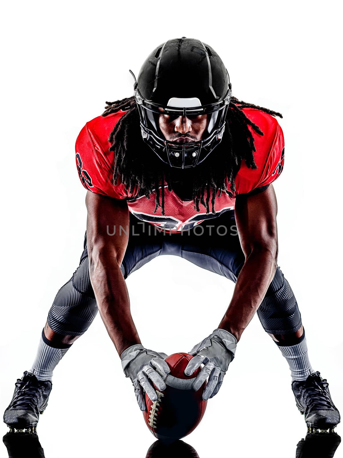 american football player man isolated by PIXSTILL