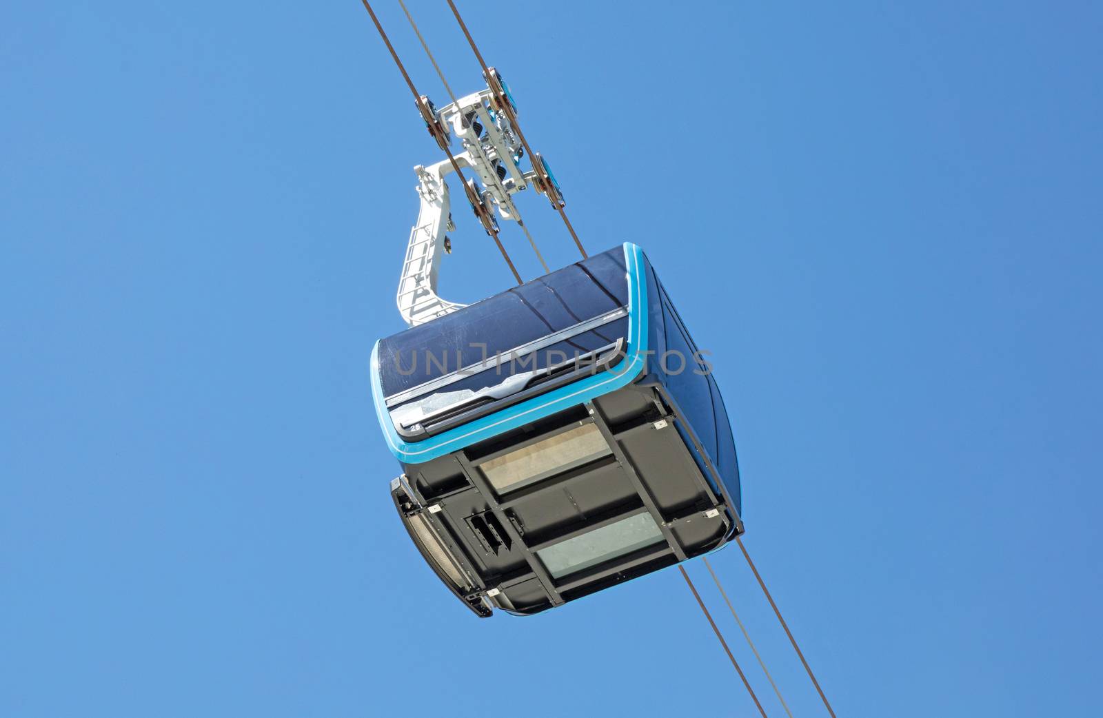 Zermatt, Switzerland - july 19, 2020: New cable car on it's way  by michaklootwijk