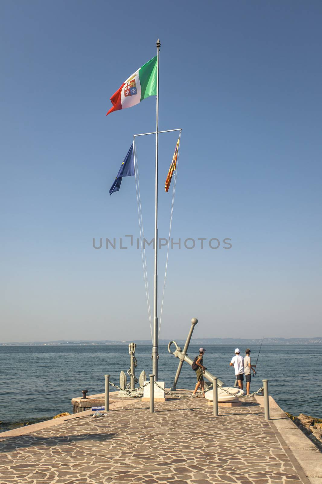 Bardolino Pier on Grada Lake in Italy 5 by pippocarlot