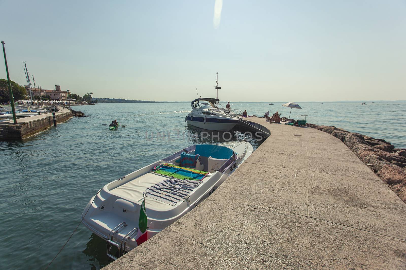Port of Lazise on Garda Lake 13 by pippocarlot
