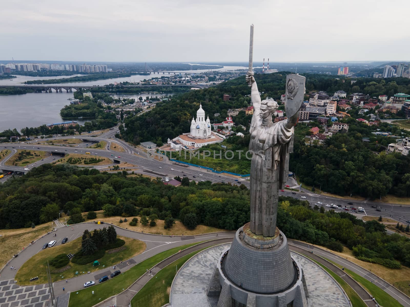 Symbol of Ukraine: Motherland Monument in Kyiv, Ukraine by Mykola_Kondrashev