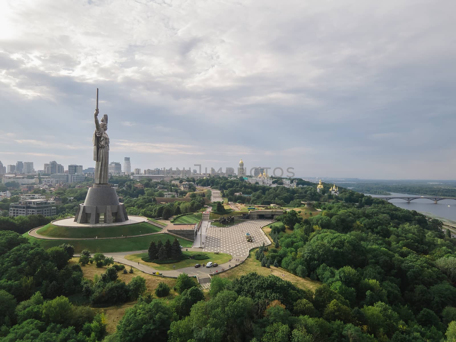 Historical monument of Ukraine : Motherland Monument in Kyiv by Mykola_Kondrashev