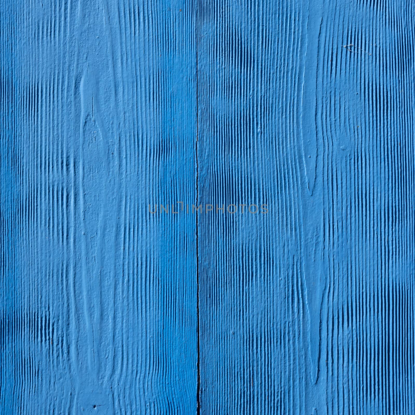 texture of old wood with bright fresh blue paint by ahavelaar