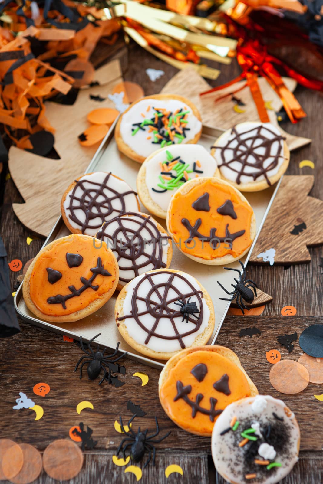 Colorful cookies for Halloween by BarbaraNeveu