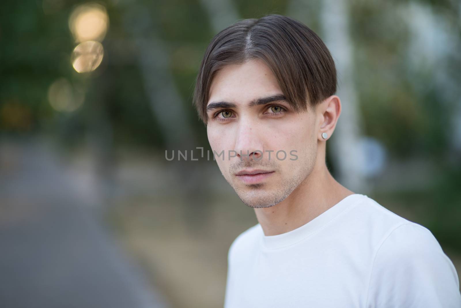 Portrait of a gay man - member of the LGBTQ community by day