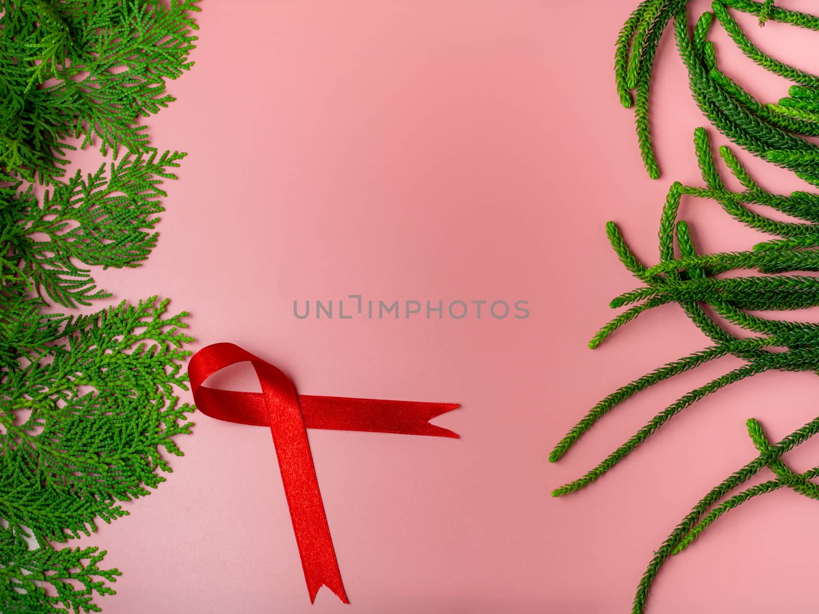 Christmas pink background and copy space. by Unimages2527