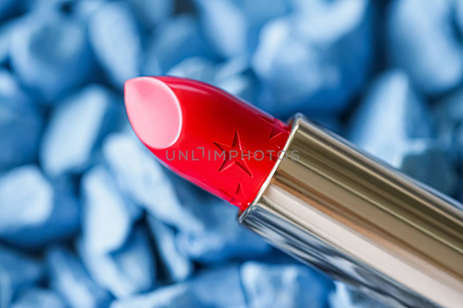 Red lipstick closeup, luxury make-up and beauty cosmetic by Anneleven