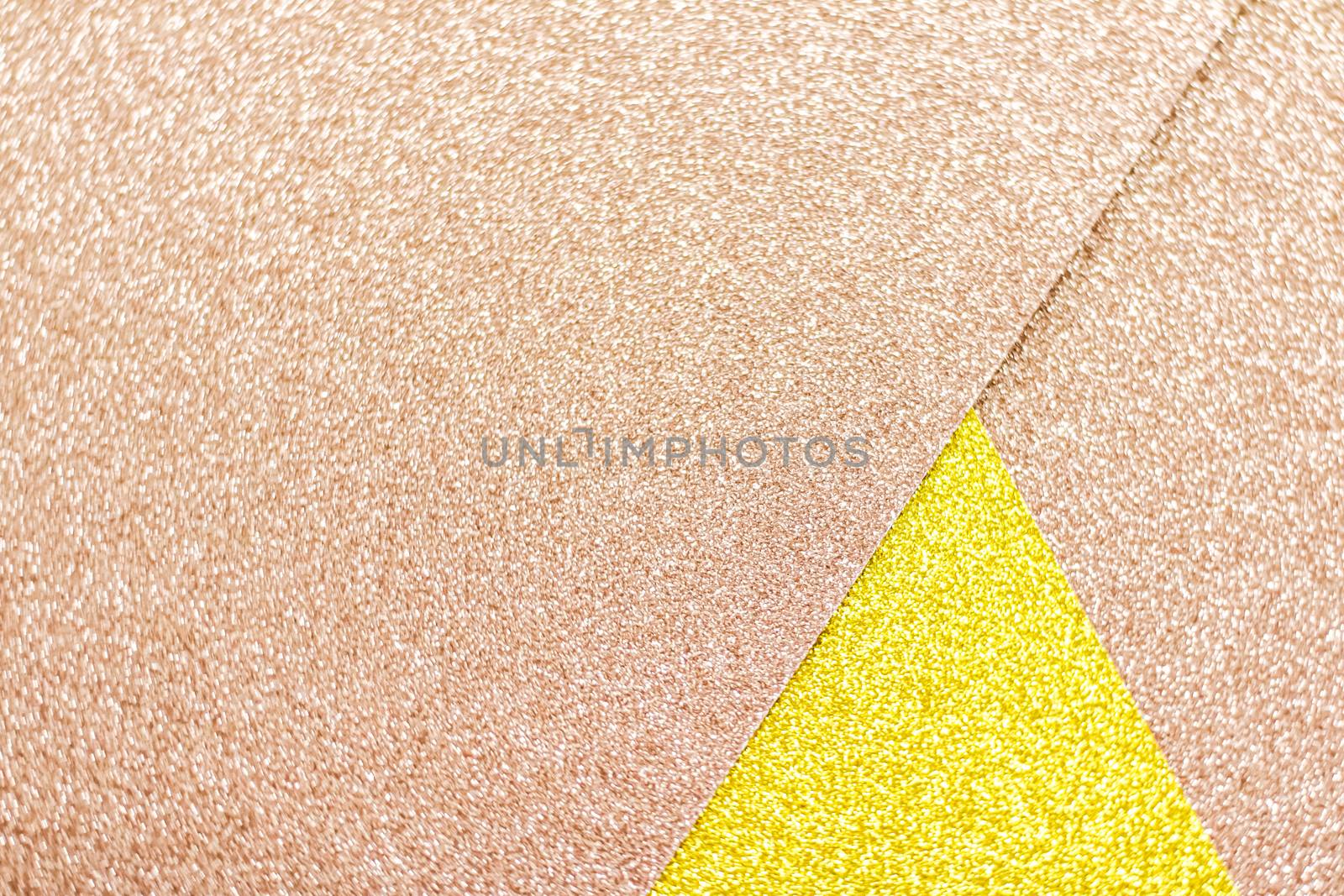 Blush pink and yellow shiny glitter paper background, abstract and holiday backdrop by Anneleven