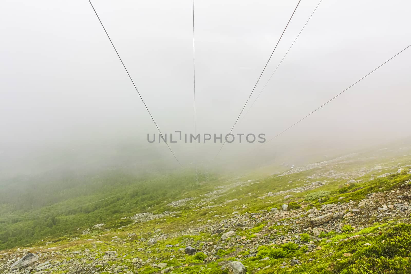 View from Veslehødn Veslehorn to the Norwegian landscape of Hemsedal, Norway.