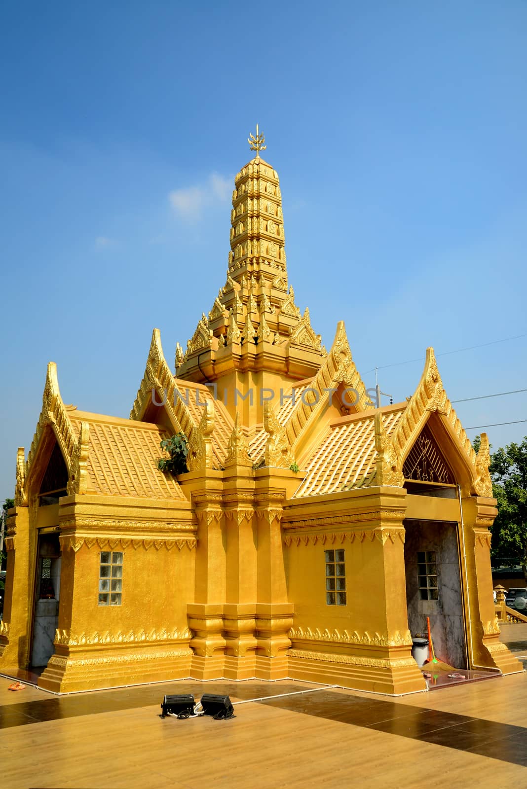 Samut Songkhram, Thailand – 17 December, 2019 : Samut Songkhram City Pillar Shrine