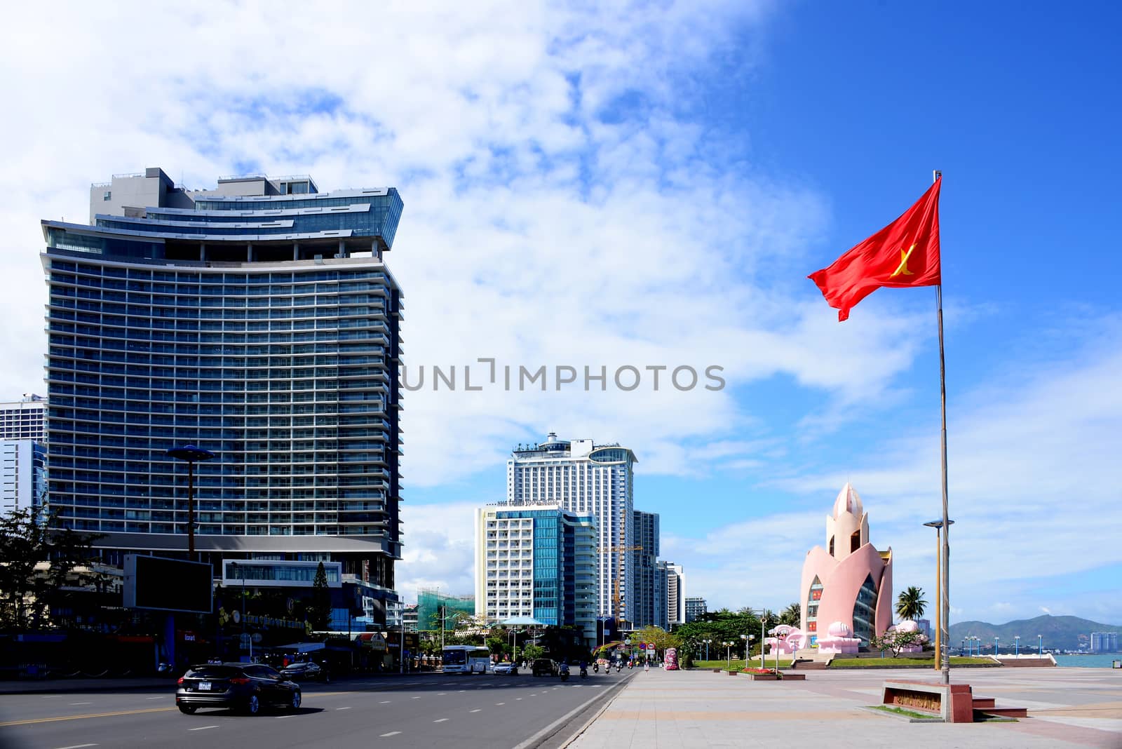 Tram Huong Tower, which is located in the center of the city, is considered as the symbol of Nha Trang city by ideation90