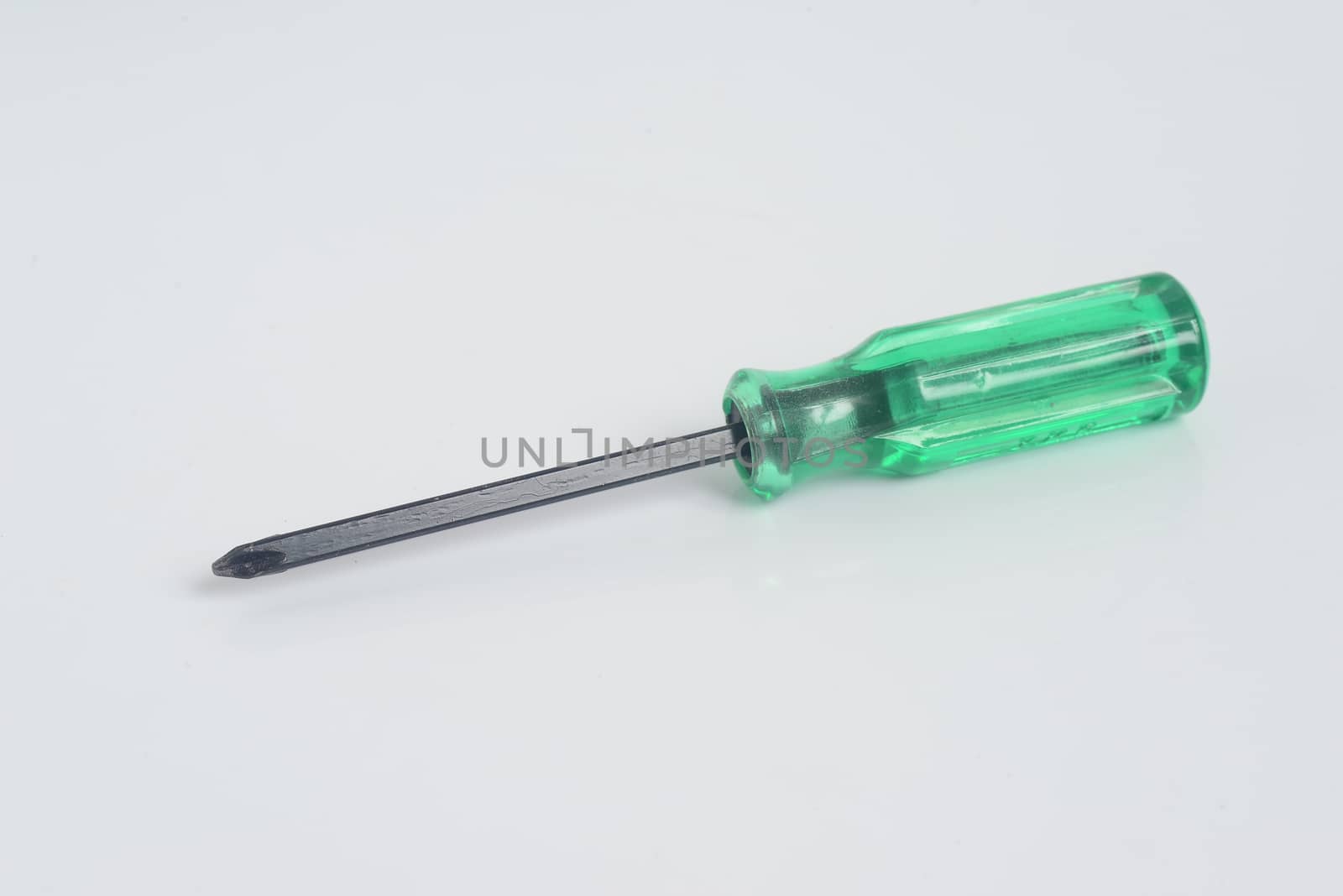 Cross - Reset Head Screwdriver on white background by ideation90