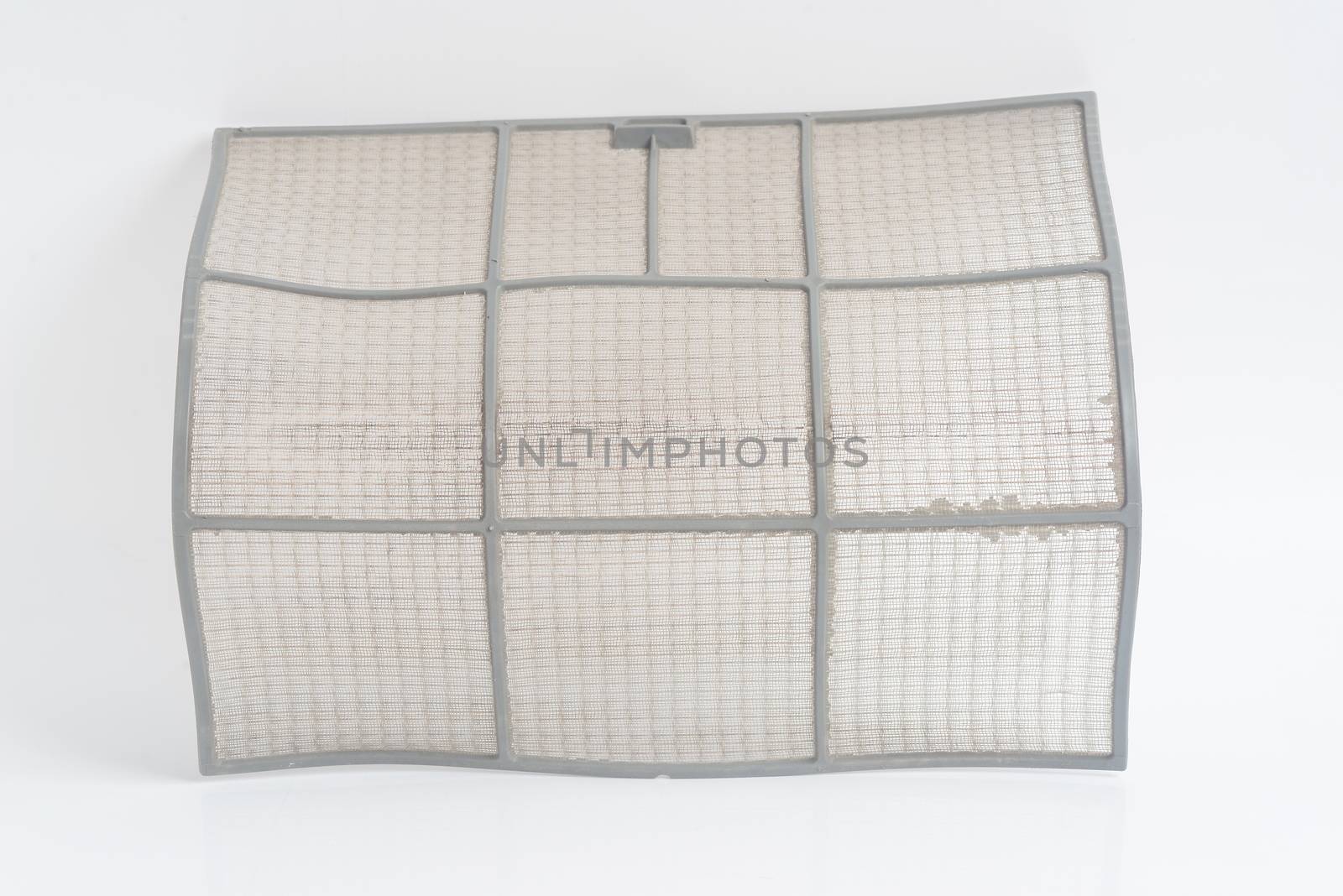 Air  conditioner filter on white background by ideation90