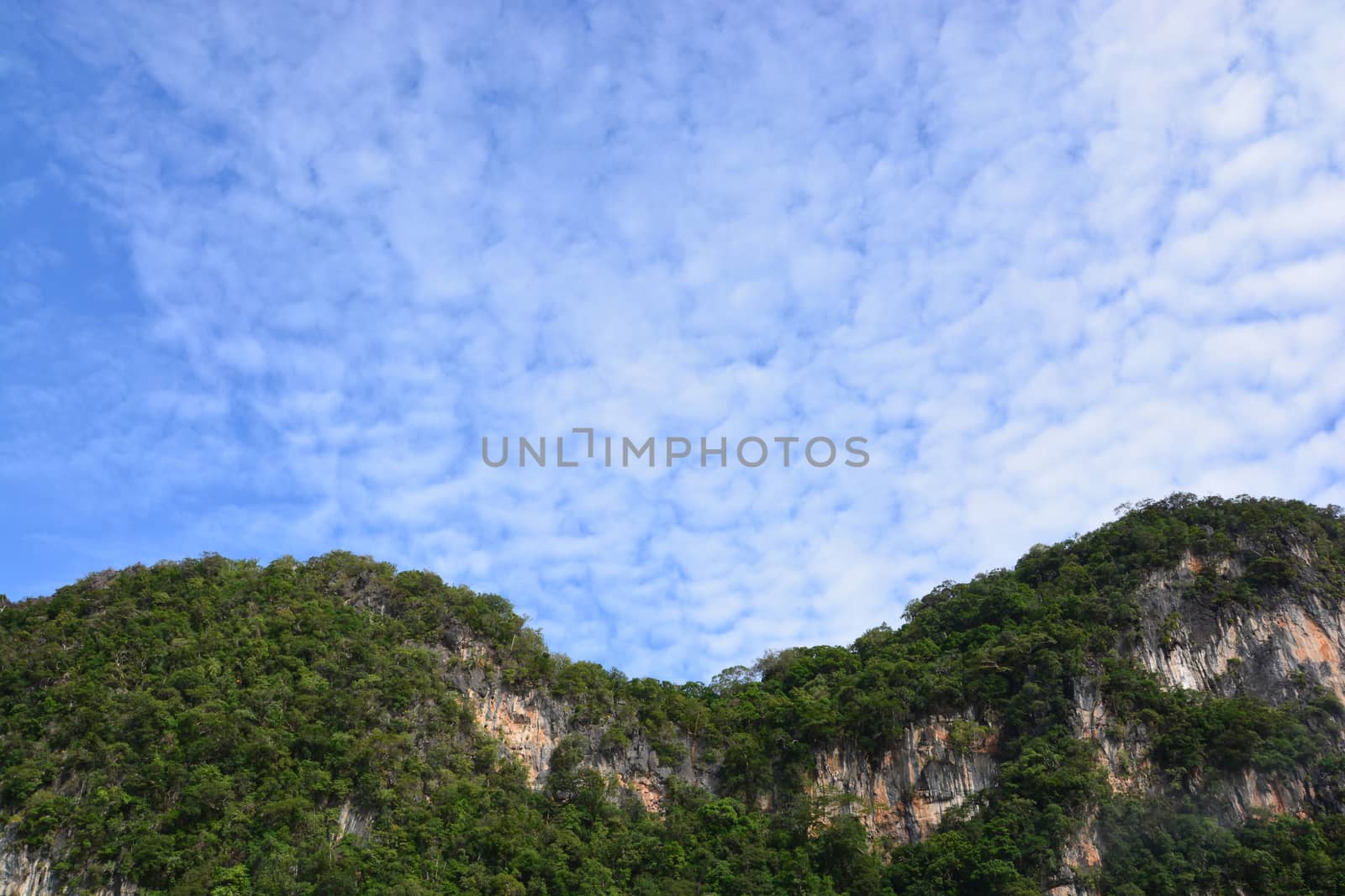 landscape of mountainous countryside in afternoon. gorgeous cloudscape above the ridge
