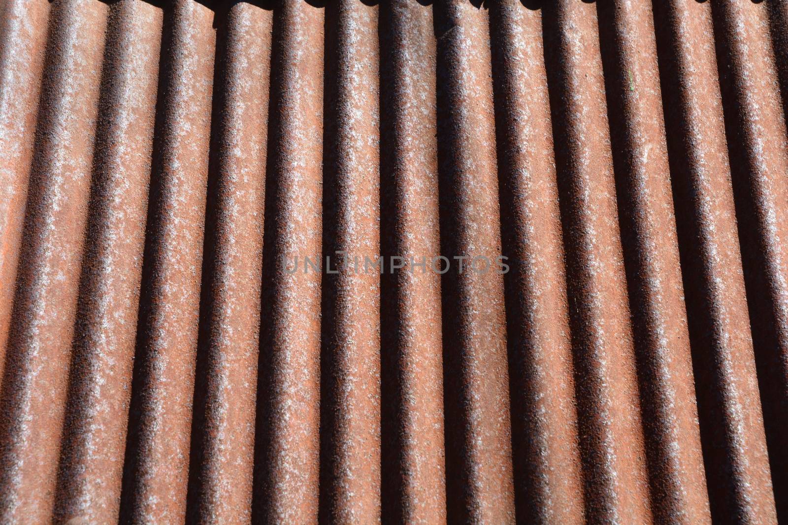 Texture of metal zinc plate, note  select focus with shallow depth of field