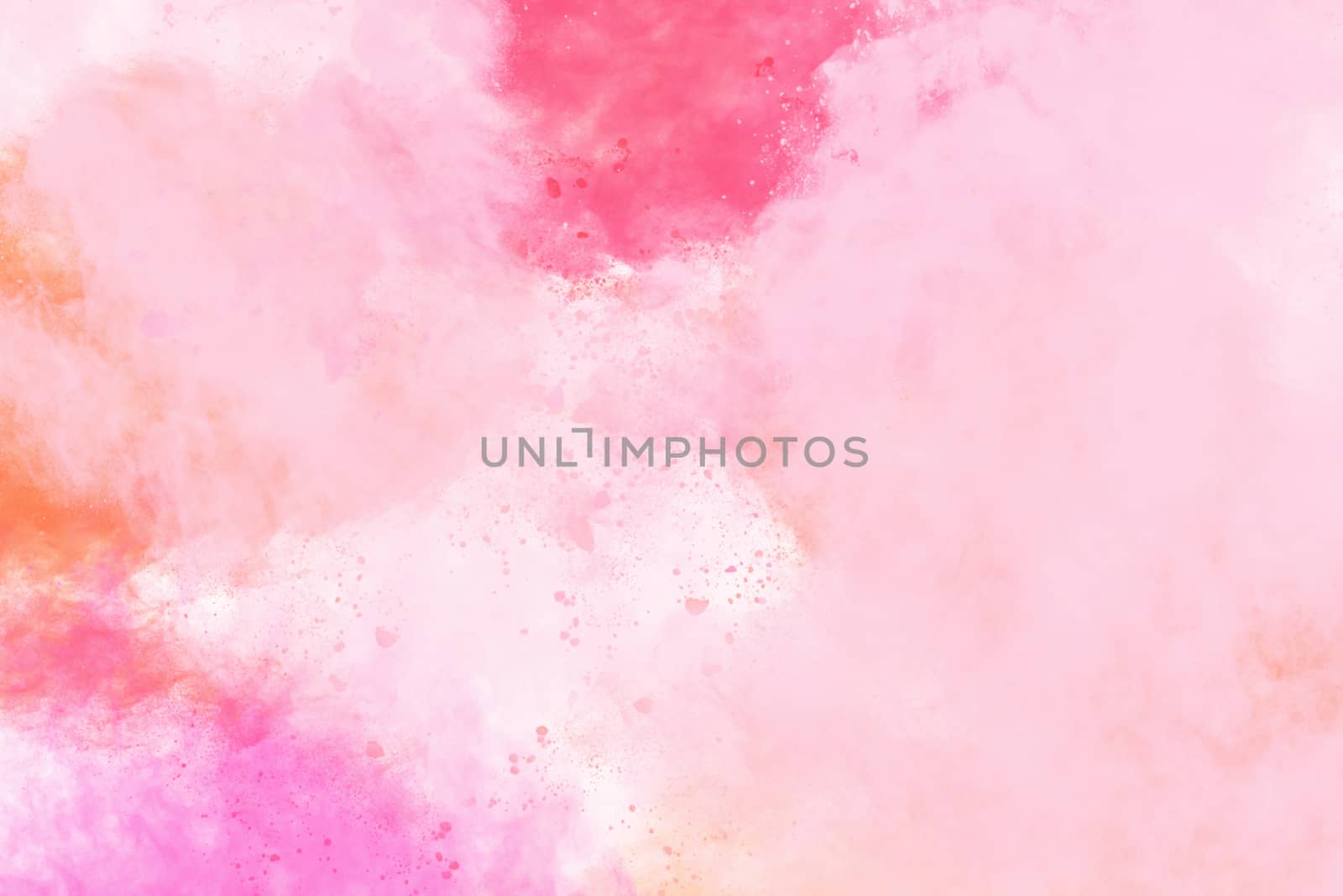 Abstract image of color powder in pink shades, digital illustration
