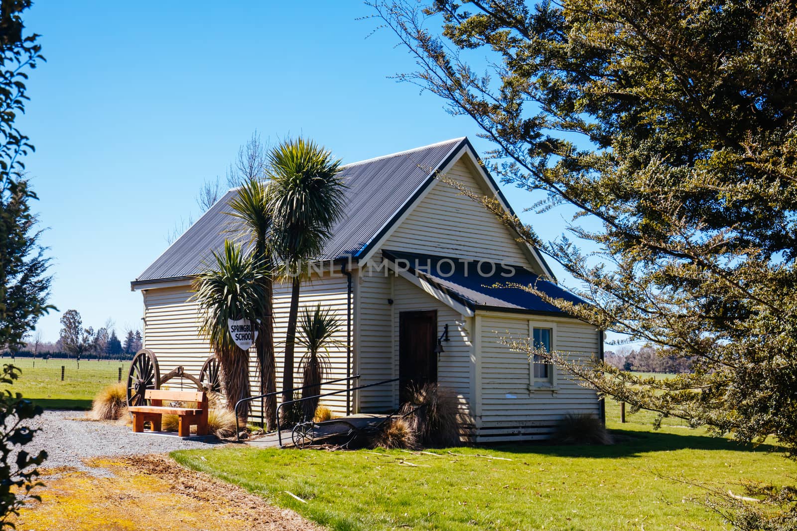 Staveley Museum in the historic old Springburn school building in Canterbury, New Zealand