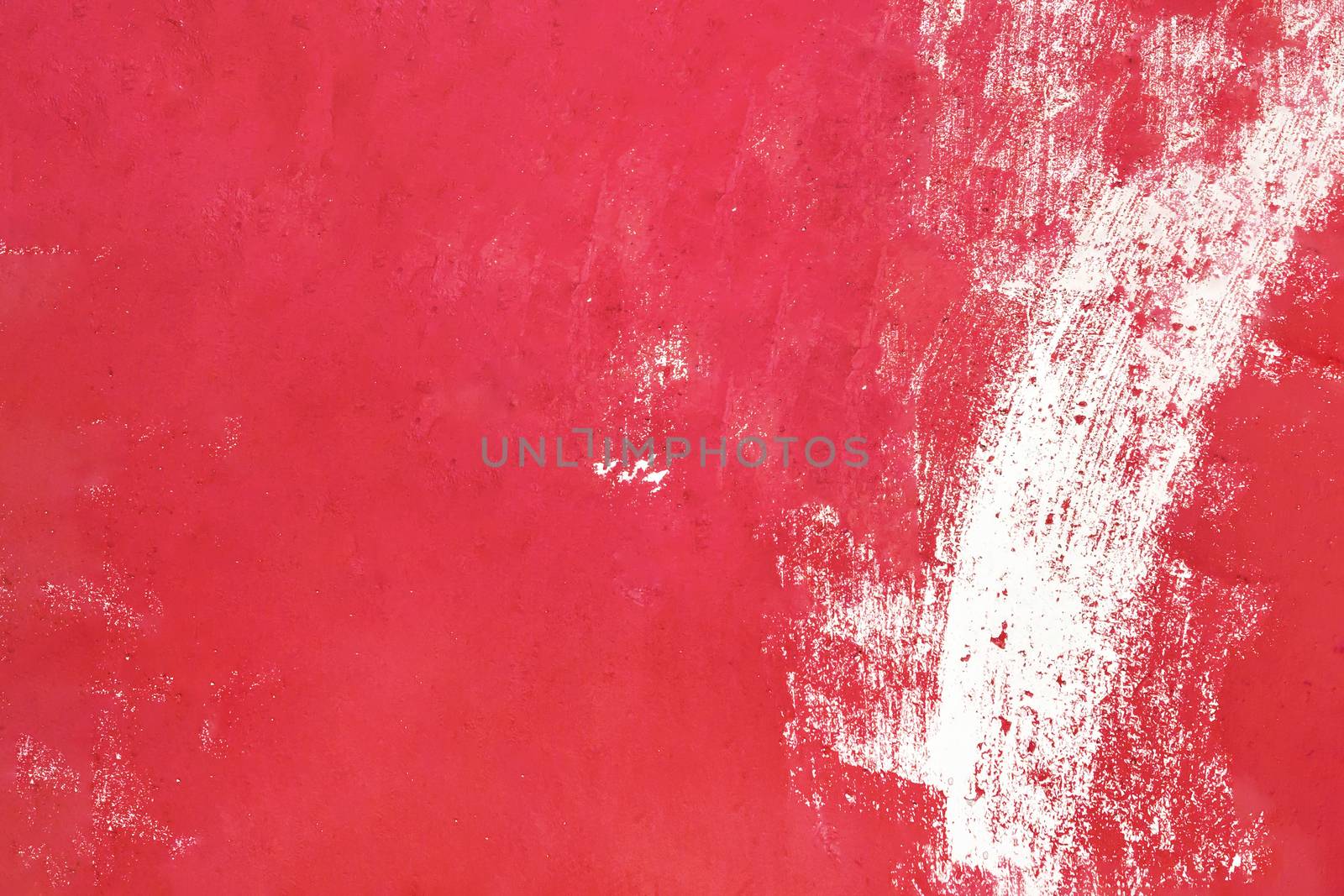 Red painted grunge texture. Red painted wall paper texture background.