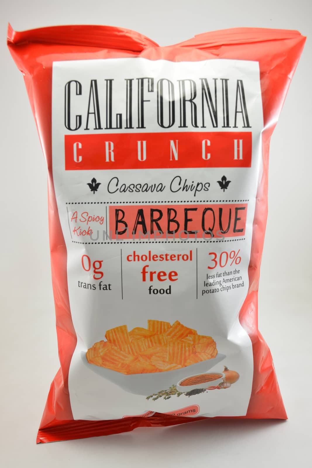 California crunch cassava chips barbeque flavor in Manila, Phili by imwaltersy