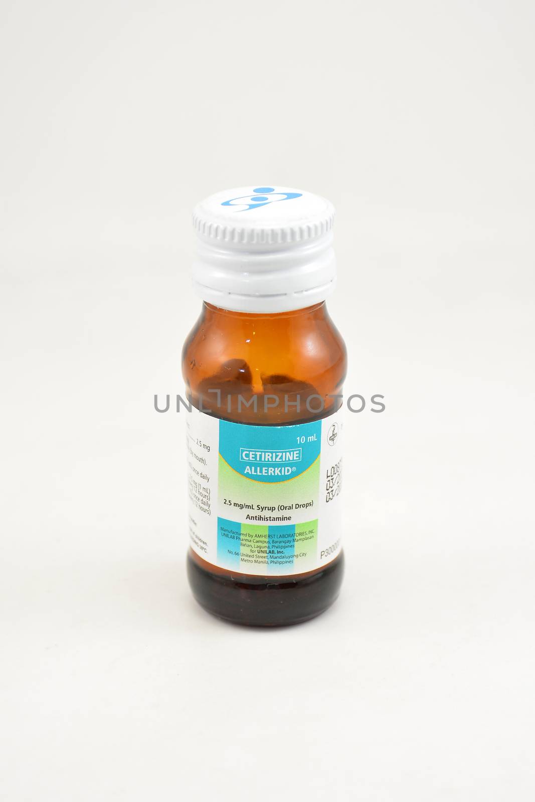 Cetirizine allerkid antihistamine syrup bottle in Manila, Philip by imwaltersy