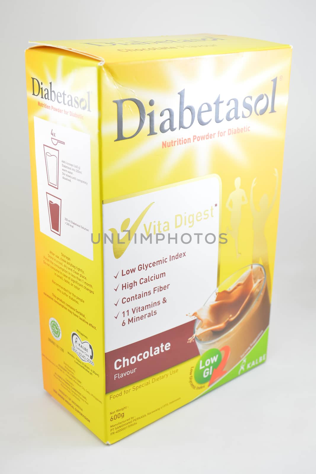 MANILA, PH - SEPT 10 - Diabetasol nutrition powder for diabetic chocolate flavor on September 10, 2020 in Manila, Philippines.