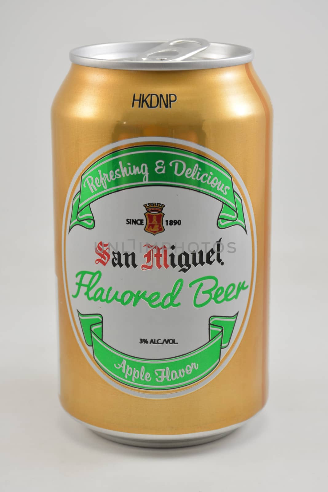 MANILA, PH - SEPT 10 - San Miguel flavored beer apple flavor on September 10, 2020 in Manila, Philippines.