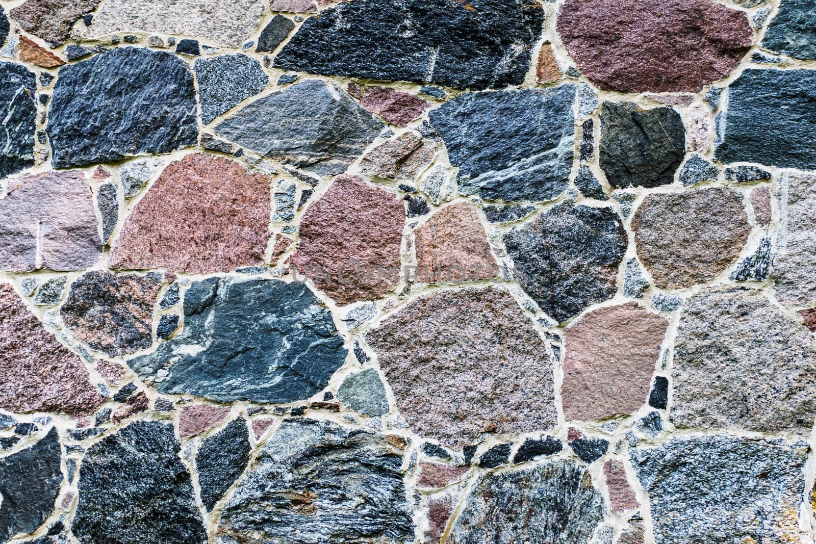 Medieval Castle Stone Wall. Old Stone Wall Texture Background.