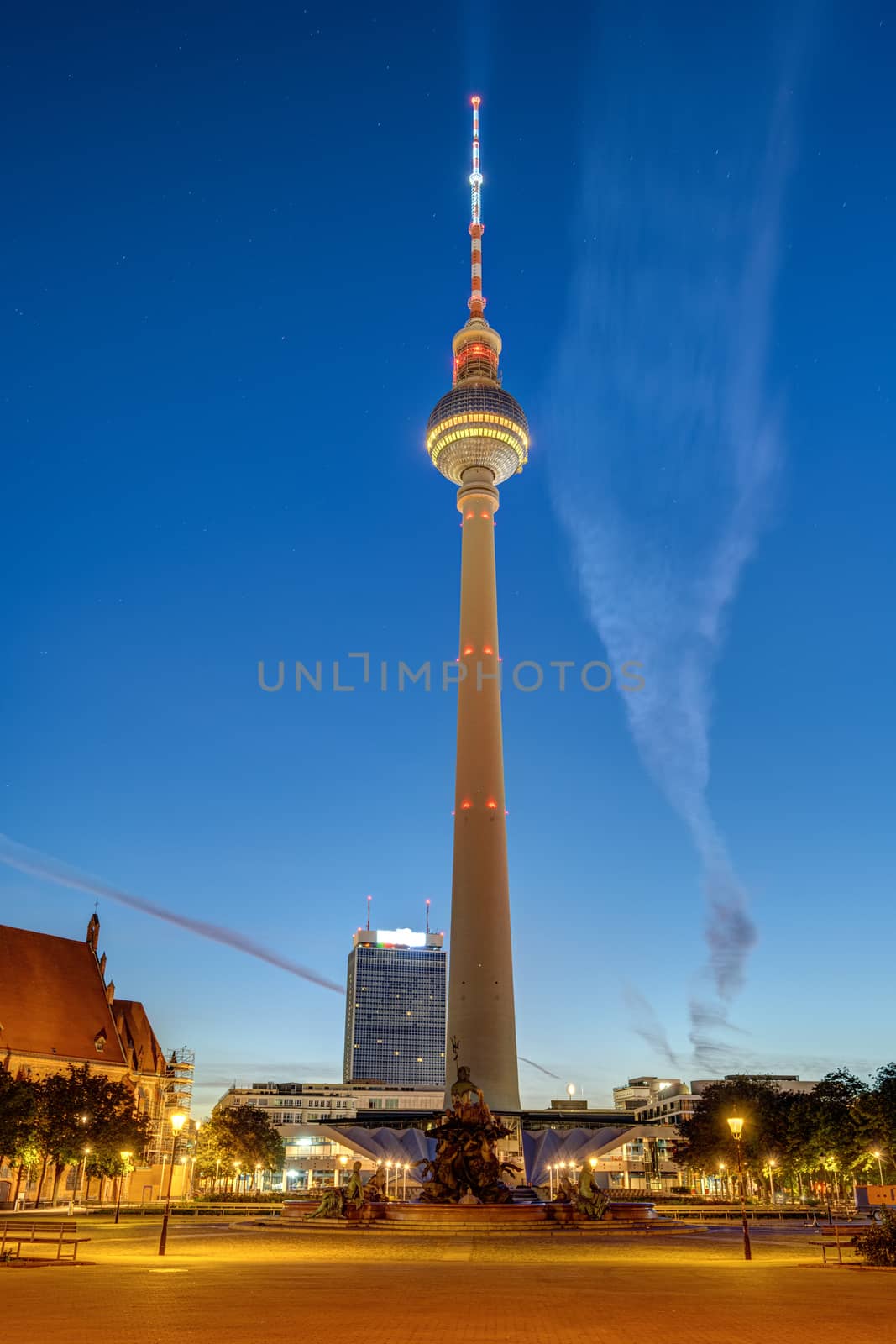 The famous Television Tower of Berlin by elxeneize