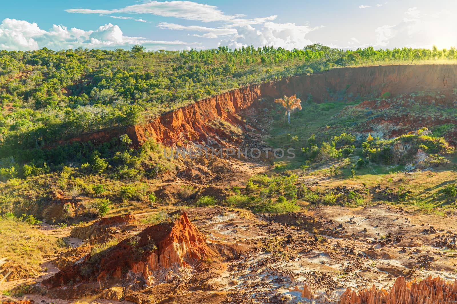 The red Tsingy of Antsiranana, Madagascar by COffe