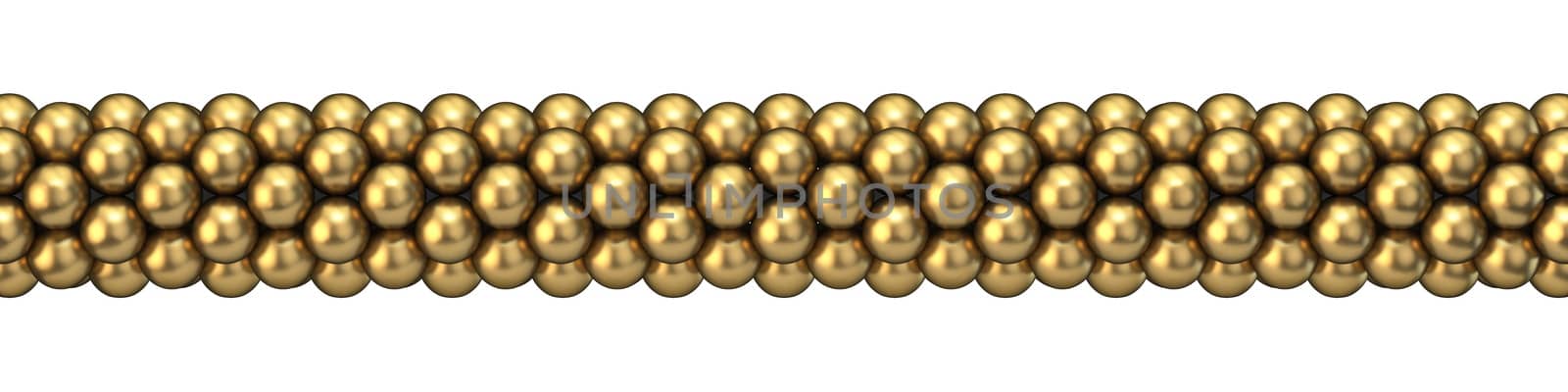 Golden balloons decoration 3D by djmilic