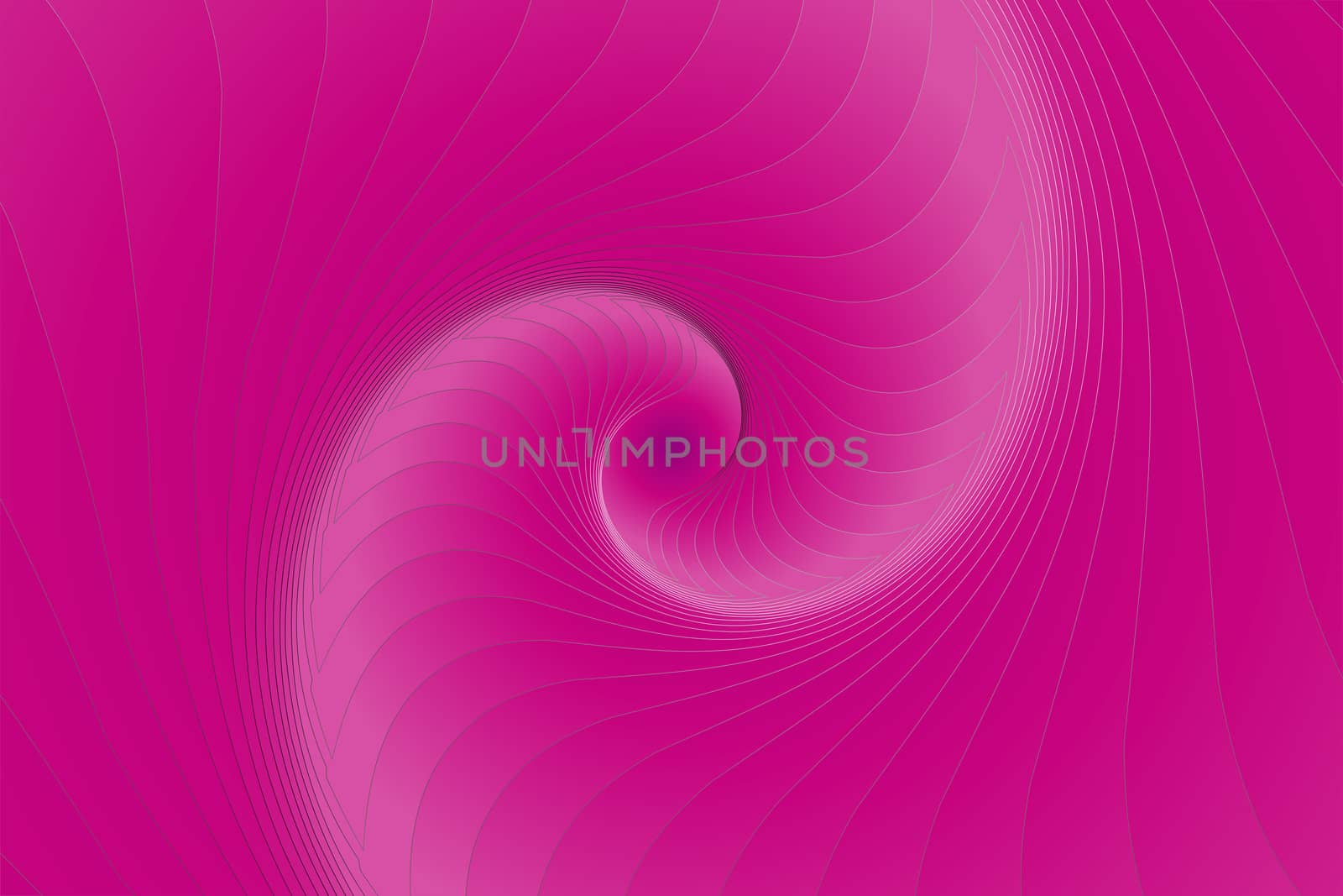 Fractal illustration for meditation and decoration wallpaper. Spiral background design for textile, wallpaper and interior decorations. Infinite geometry fractal background of spiral jigsaw puzzle.