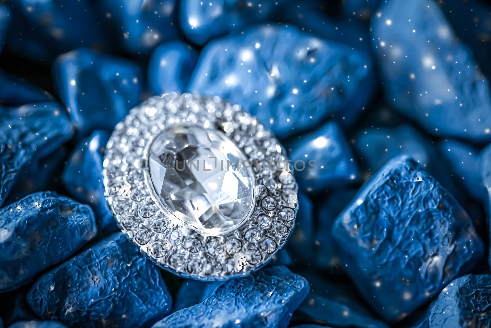 Luxury diamond earrings closeup, jewelry and fashion brands