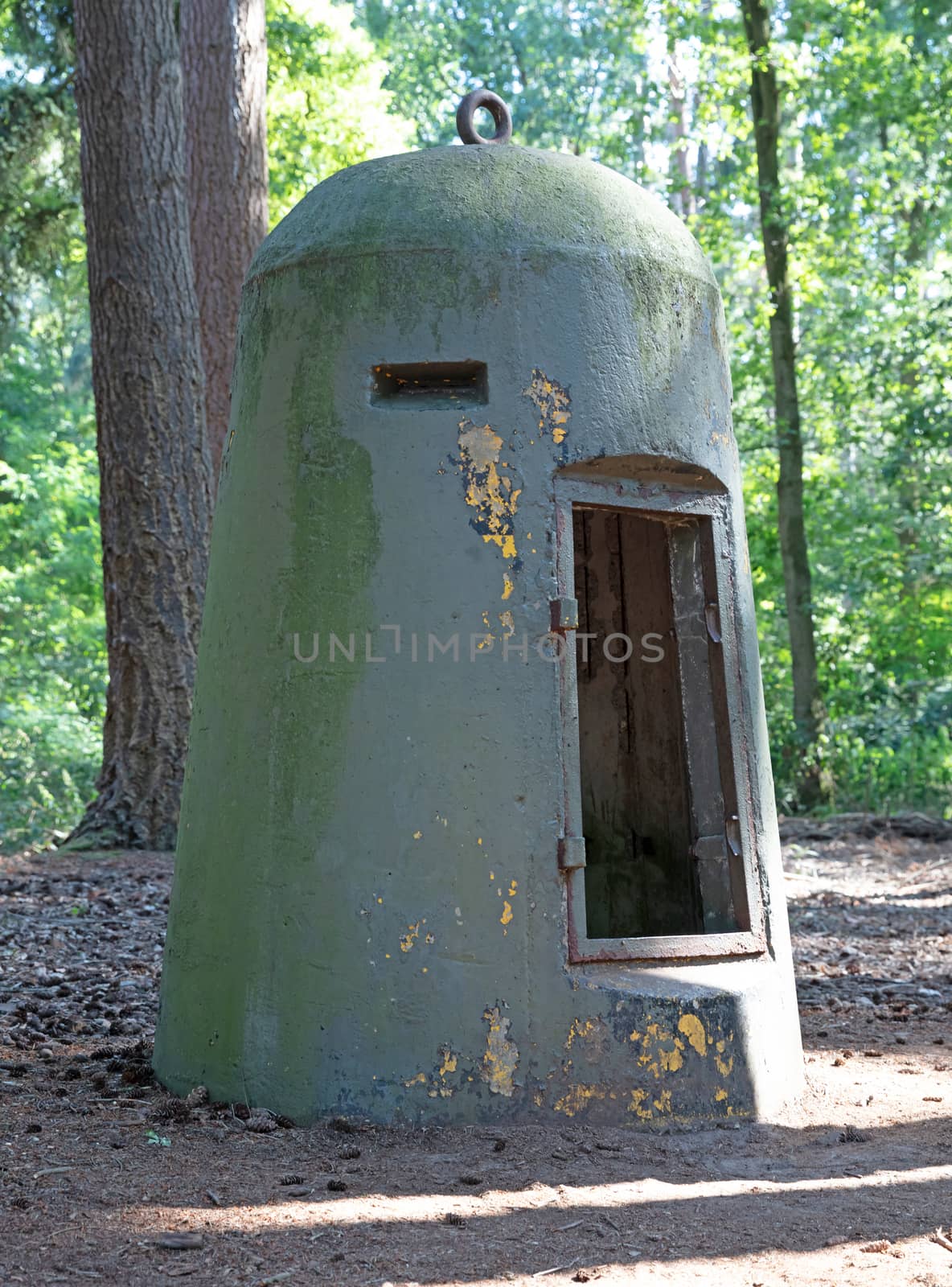 Small bunker from WW2, in a dutch forest