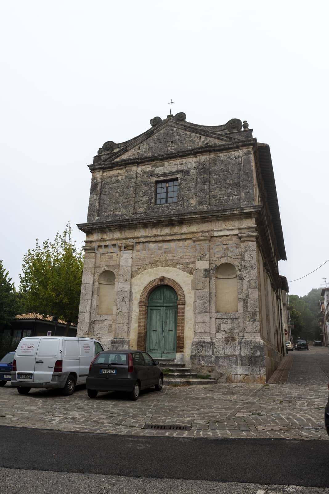 acquasparta,italy september 21 2020:church of the madonna del giglio in acquasparta