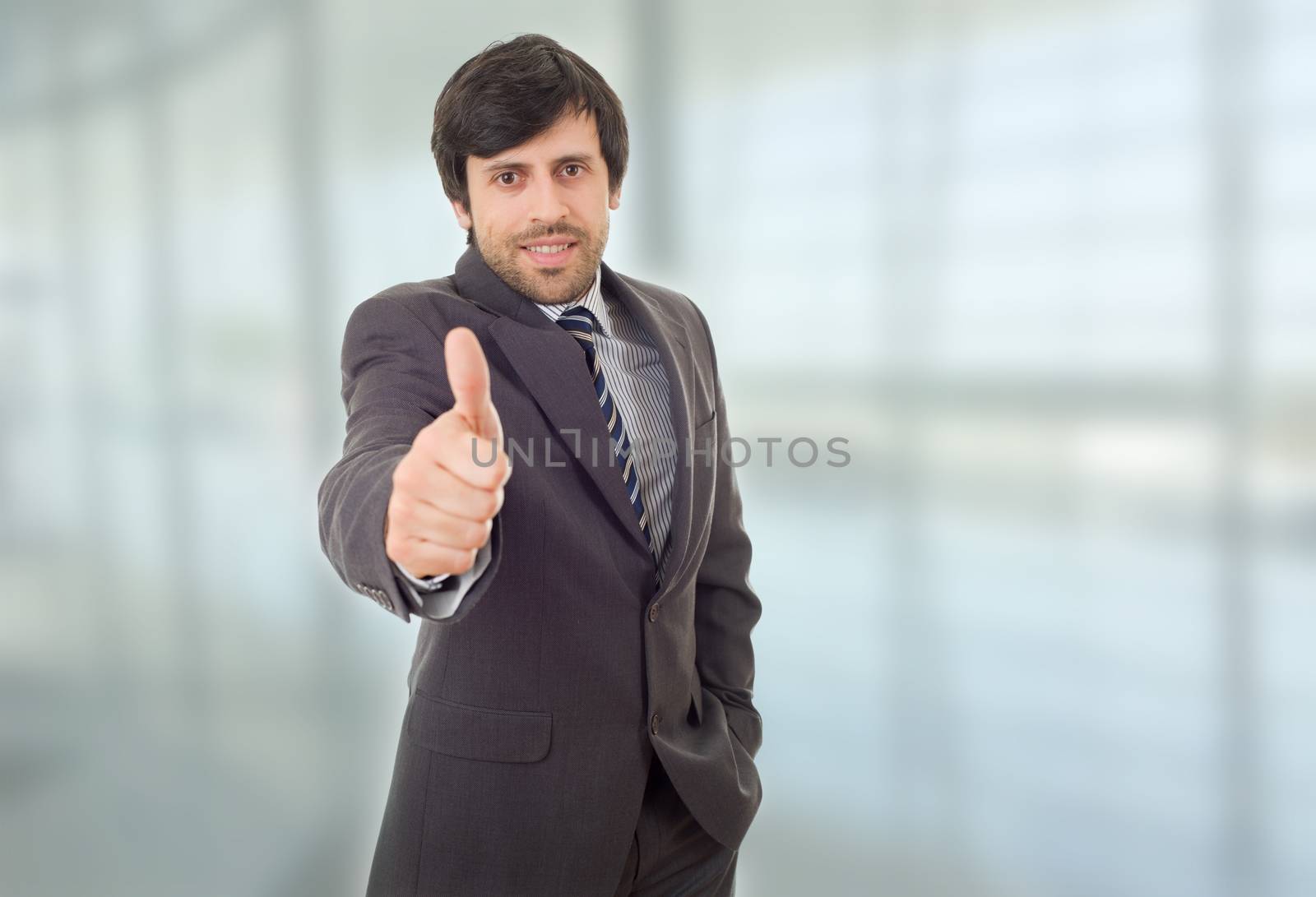 businessman thumb up by zittto